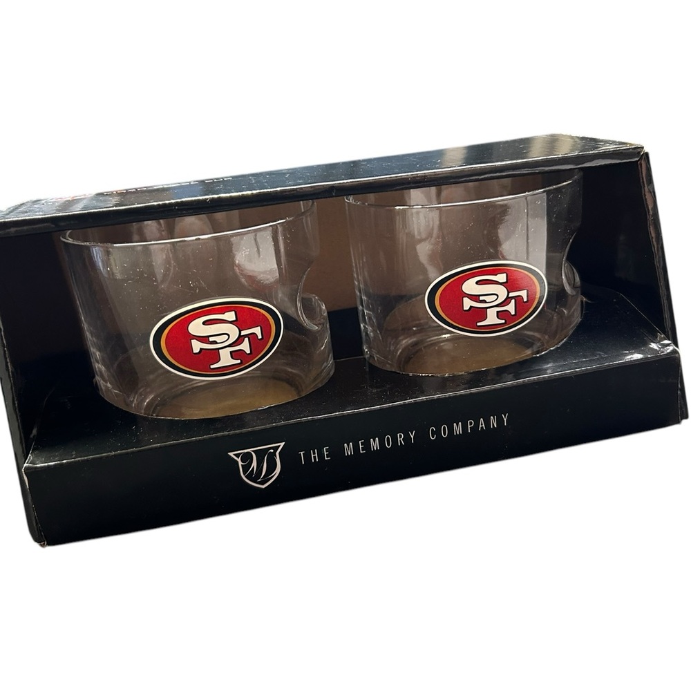 NFL SAN FRANCISCO 49ers 10oz cigar glass cup NIB